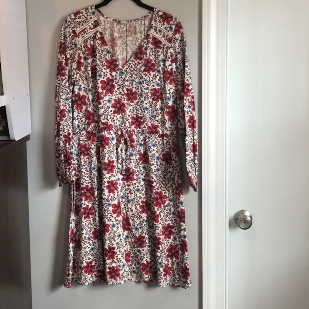 Old navy 3/4 sleeve summer floral dress